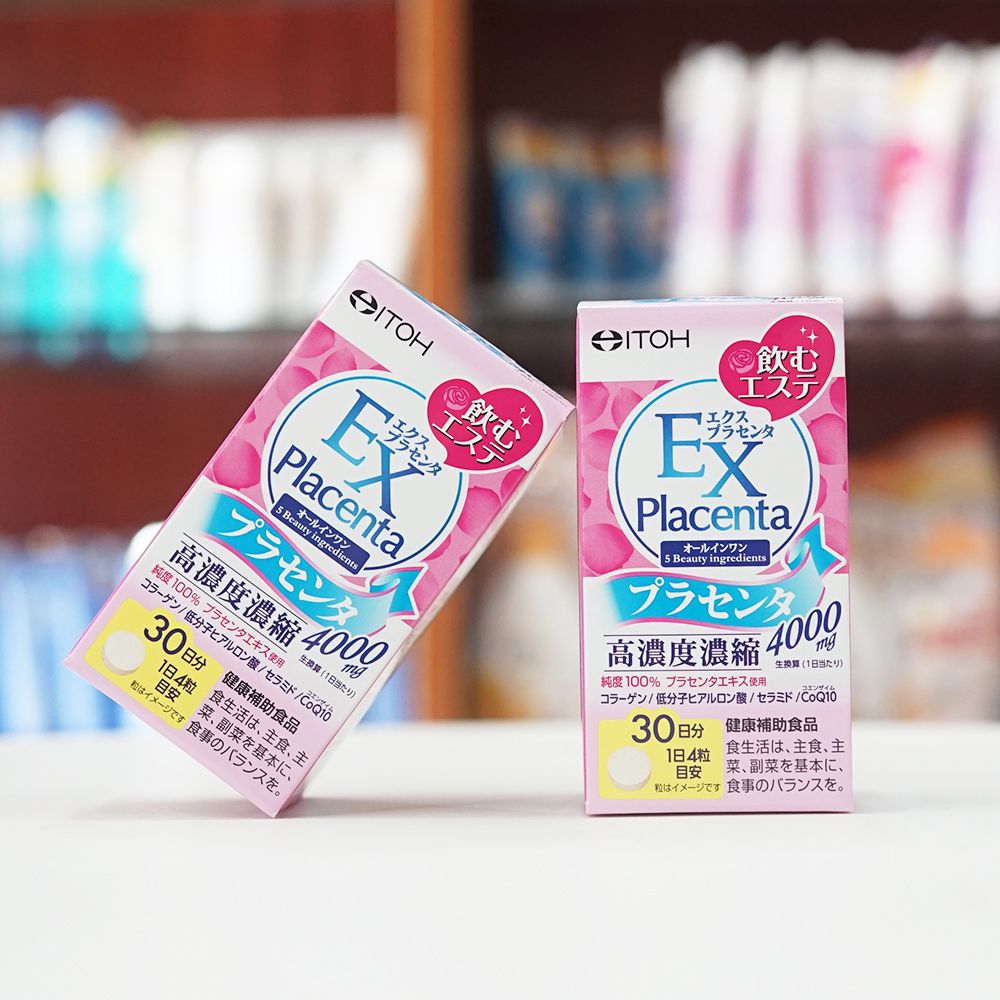 Thực phẩm bảo vệ sức khỏe EX PLACENTA - Cải thiện làn da 120 viên Số 1 Nhật Bản