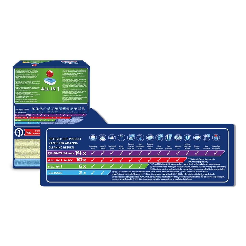 Viên rửa bát Finish All in 1 Loại 100 viên