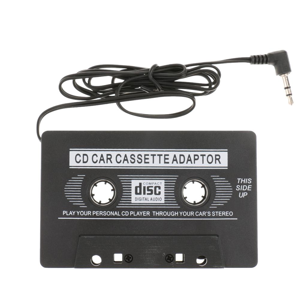 AUX Automobile Audio Compact Cassette Black Transverter Adapter for MP3 CD