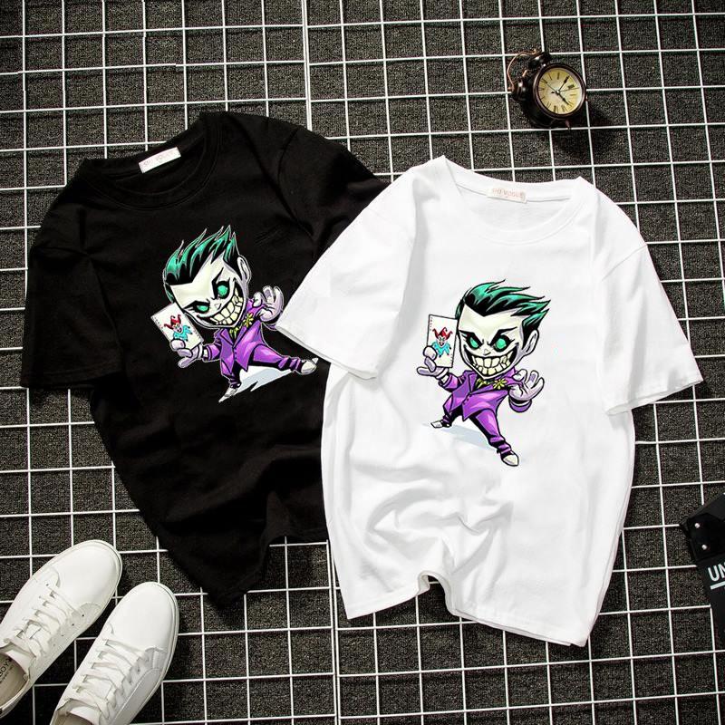 Áo thun unisex form rộng joker vải dày mịn đẹp 2019T1903