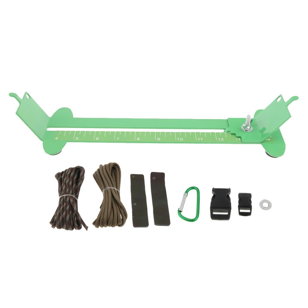 Stainless Steel Jig Craft Paracord Bracelet Making Rack Braid Tools Green