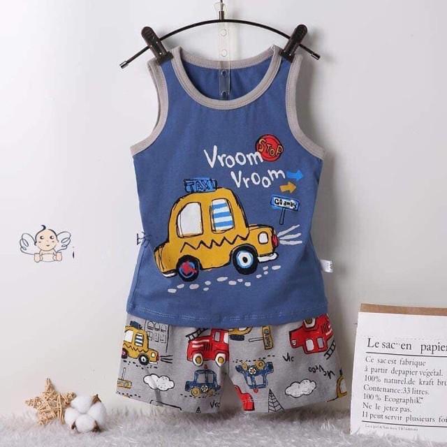 Bộ ba lỗ cho bé trai bé gái size 8-15kg