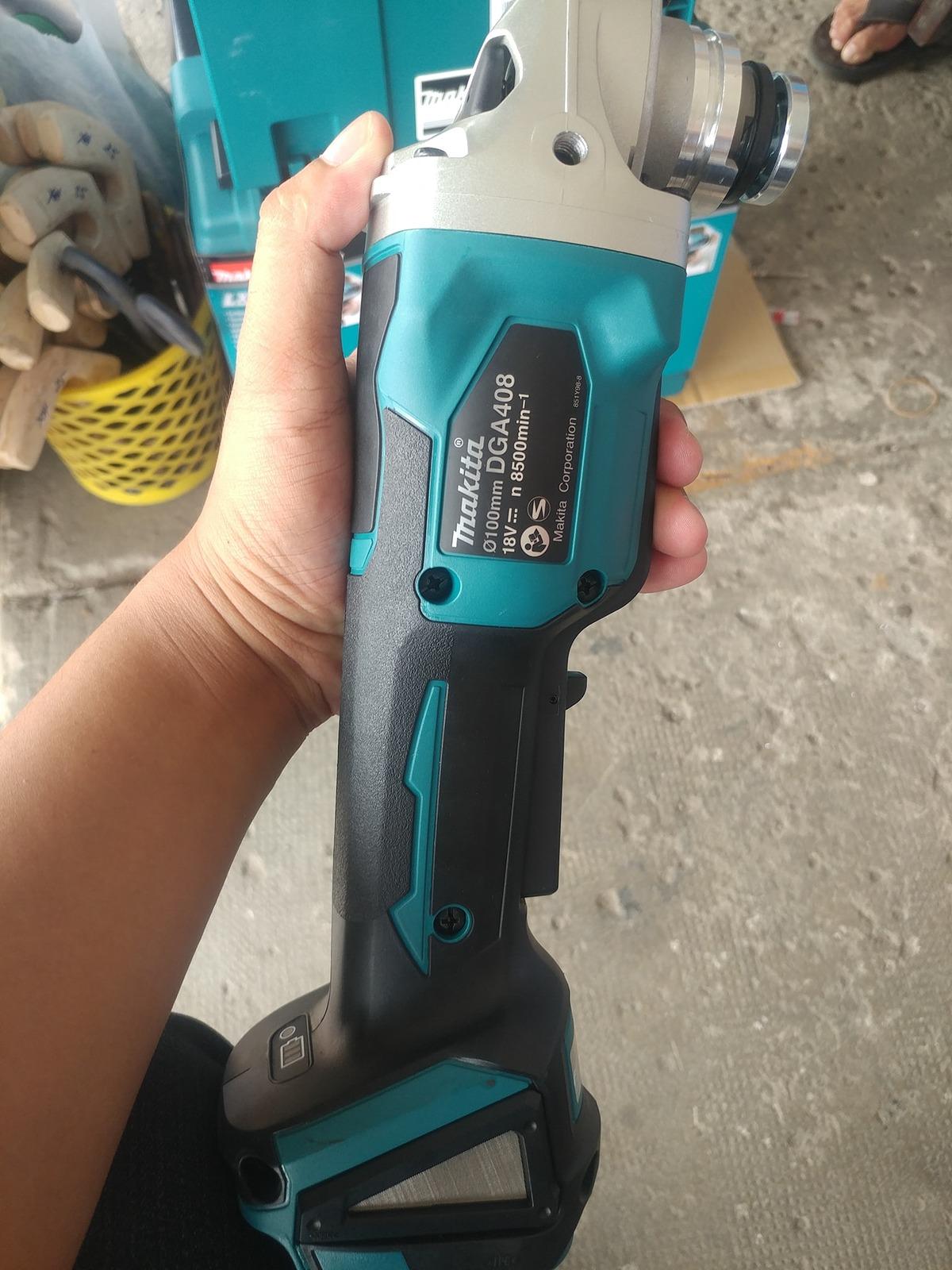 MÁY MÀI GÓC DÙNG PIN 18V 100MM (KHÔNG KÈM PIN VÀ ĐẾ SẠC) MAKITA DGA408ZX1- HÀNG CHÍNH HÃNG