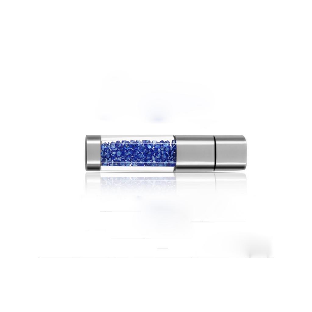 Crystal U Disk 8GB 16GB 32GB USB2.0 Flash Memory Stick Pen Drive Storage