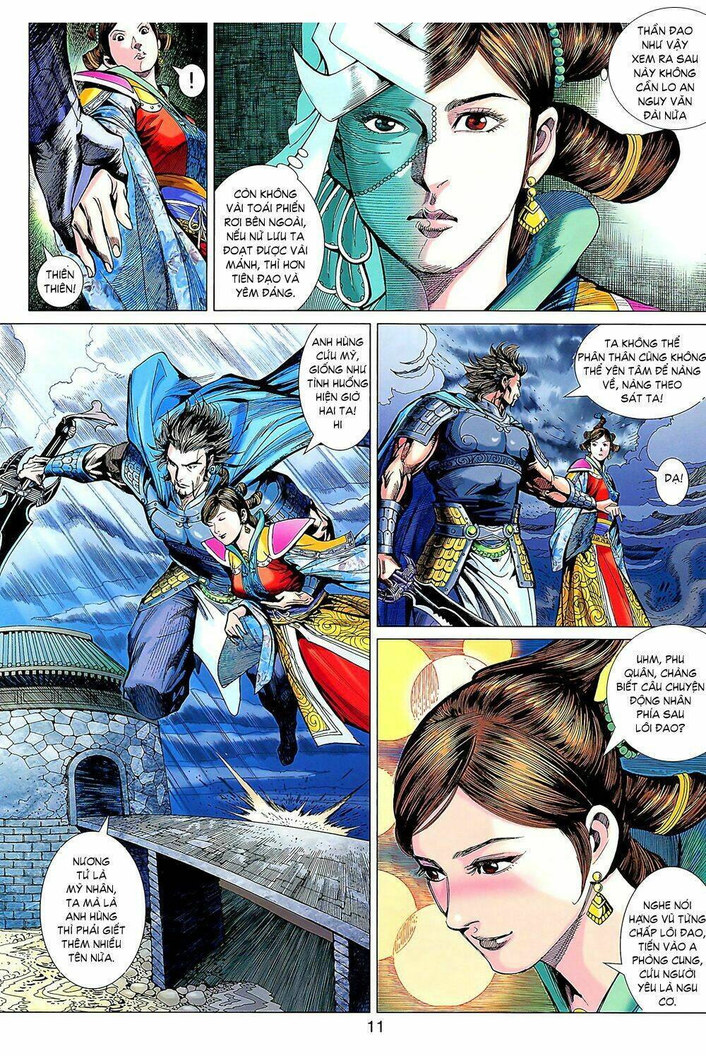 thiên tử truyền kỳ 7 - tam quốc kiêu hoàng chapter 10 11
