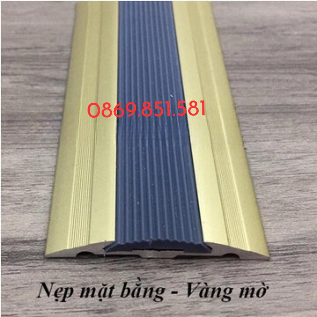 Nẹp nhôm mặt bằng, nẹp nhôm, nẹp chống trơn trượt bậc thang nhôm dễ thi công, giá rẻ