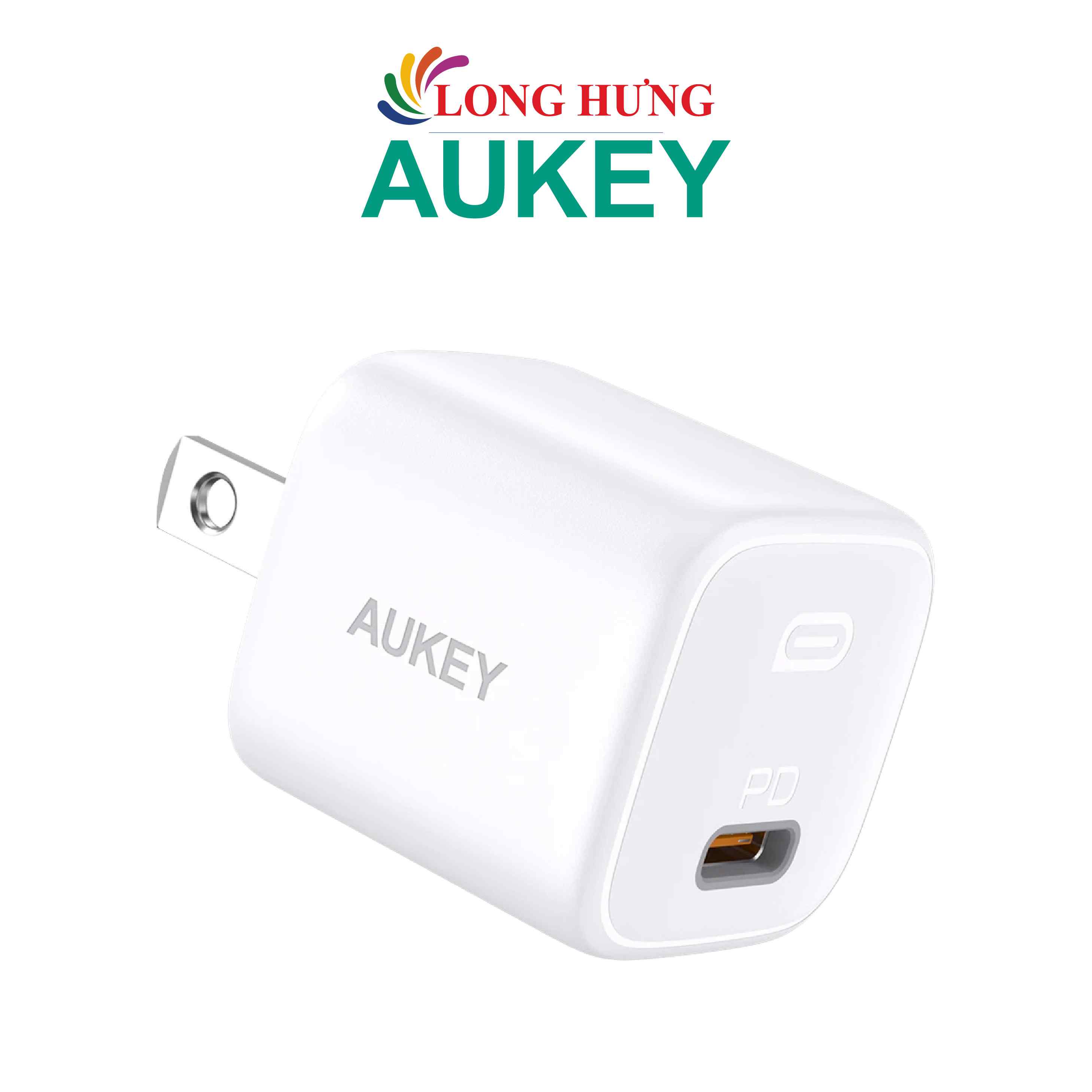 Cốc sạc Aukey 1Type-C 20W PA-B1 - Hàng chính hãng