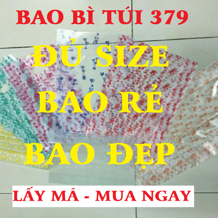 500g Túi Xốp PP Trong in họa tiết đẹp ngẫu nhiên, Đựng mỹ phẩm, quần áo, Bao Bì Thương Nguyễn