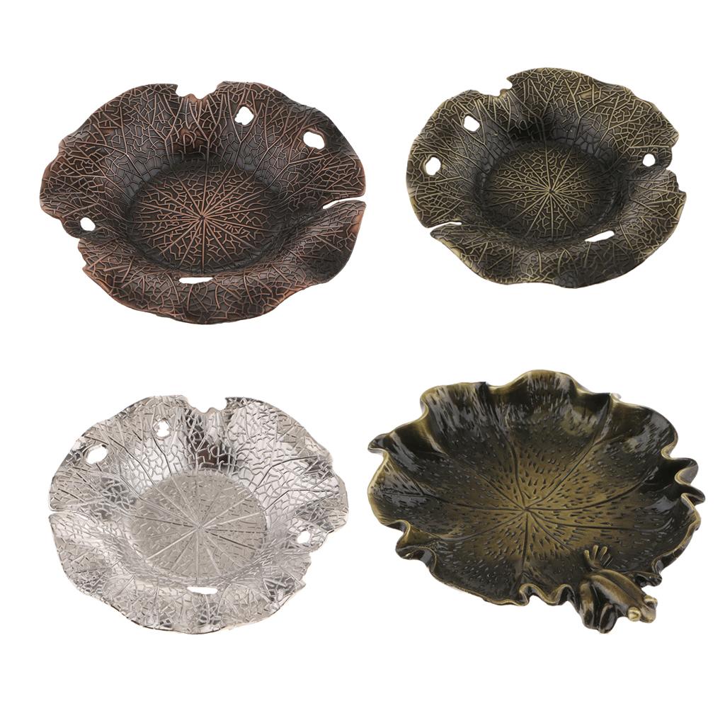 Lotus Leaf Shape ~Zinc Alloy Teacup Coaster Cup Mat for Kung Fu Tea Fittings,Mug Bowl Insulation Pad Saucer