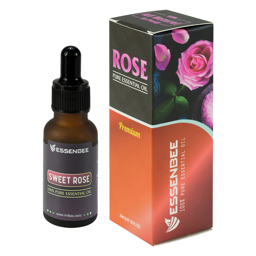 Combo 3 loại Tinh dầu: Hoa Lavender, Hoa Lài và Hoa Hồng - Essenbee