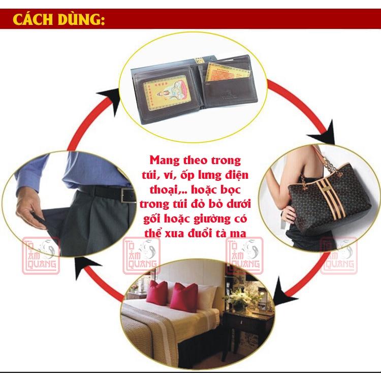 Thẻ đồng vàng Phật bản mệnh 12 con giáp bỏ túi ví,ốp điện thoại mang lại bình an may mắn tài lộc-phong thủy TÔ TÂM QUANG