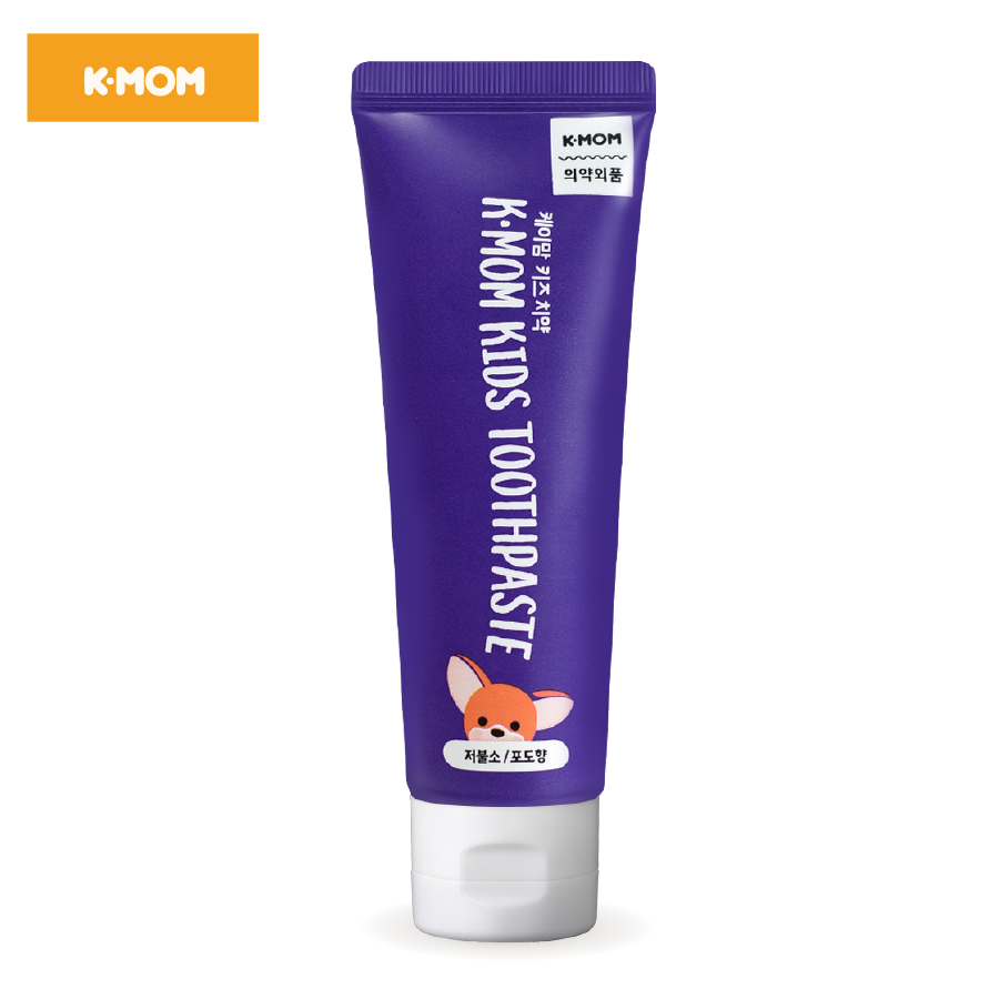 KEM ĐÁNH RĂNG TRẺ EM K-MOM 3-8 TUỔI VỊ NHO(50G)