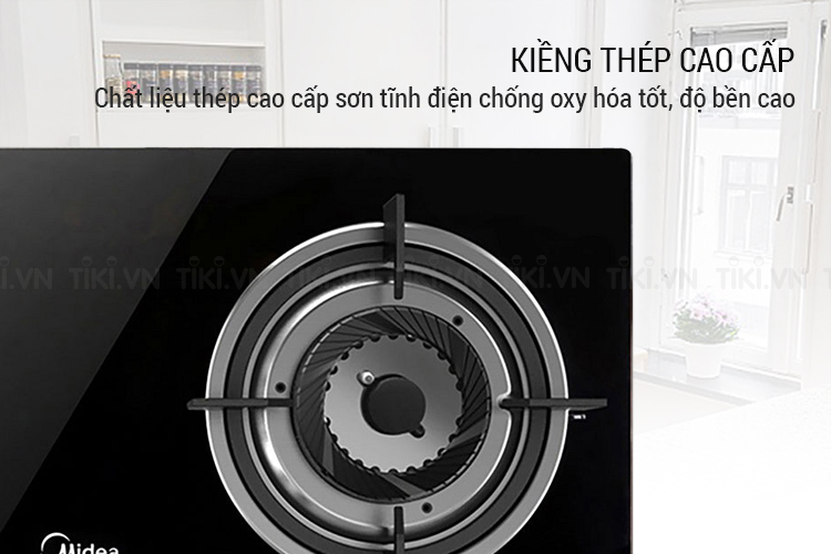 Bếp Ga Âm Midea MQ7211-G - Đen - Hàng chính hãng