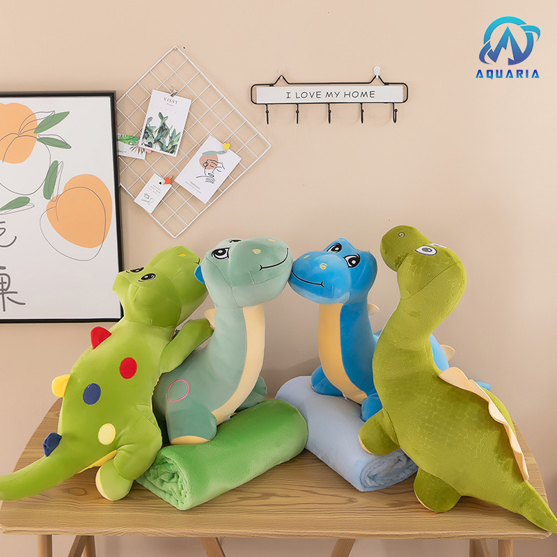 Combo Mền Gối Văn Phòng Đa Năng Tiện Dụng Kèm Chăn 3in1 Gối Đầu Hoặc Ôm Hình Khủng Long Đáng Yêu Nhiều Mẫu