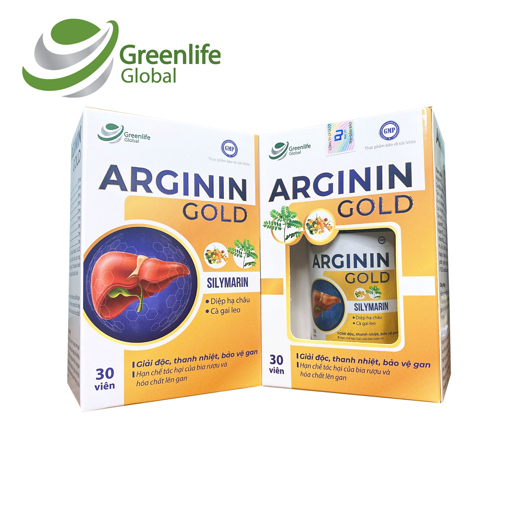 Bổ gan Arginin Gold GreenLife - Thanh nhiệt, giải độc, bảo vệ gan