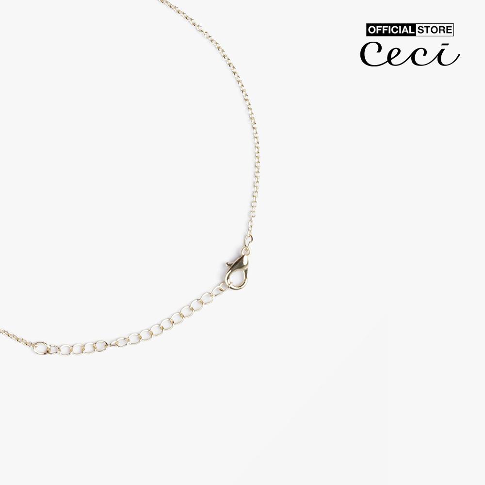 CECI - Dây chuyền nữ sợi mảnh phối hình mắt độc đáo CC4-01000203-08