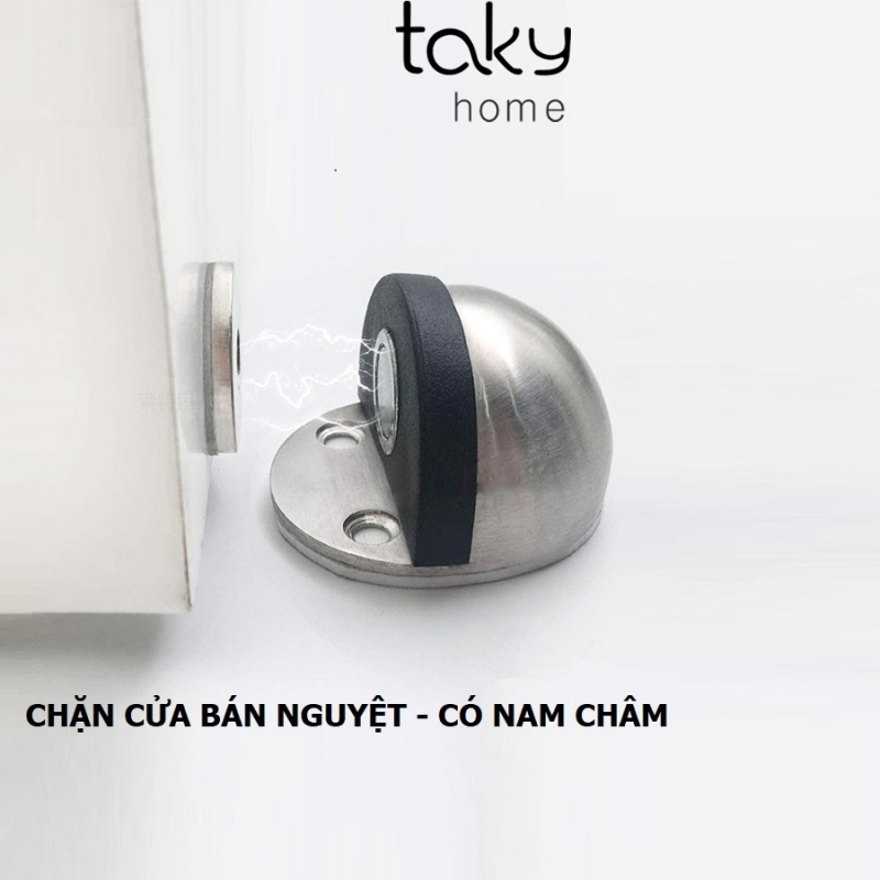 Chặn Cửa Bán Nguyệt Có Nam Châm, Chặn Cửa Đa Năng, Chặn Cửa Gắn Sàn Giúp Hạn Chế Va Đập Cho Cánh Cửa, An Toàn Cho Gia Đình. Giá Tốt, Tiện Dụng. TakyHome 1200