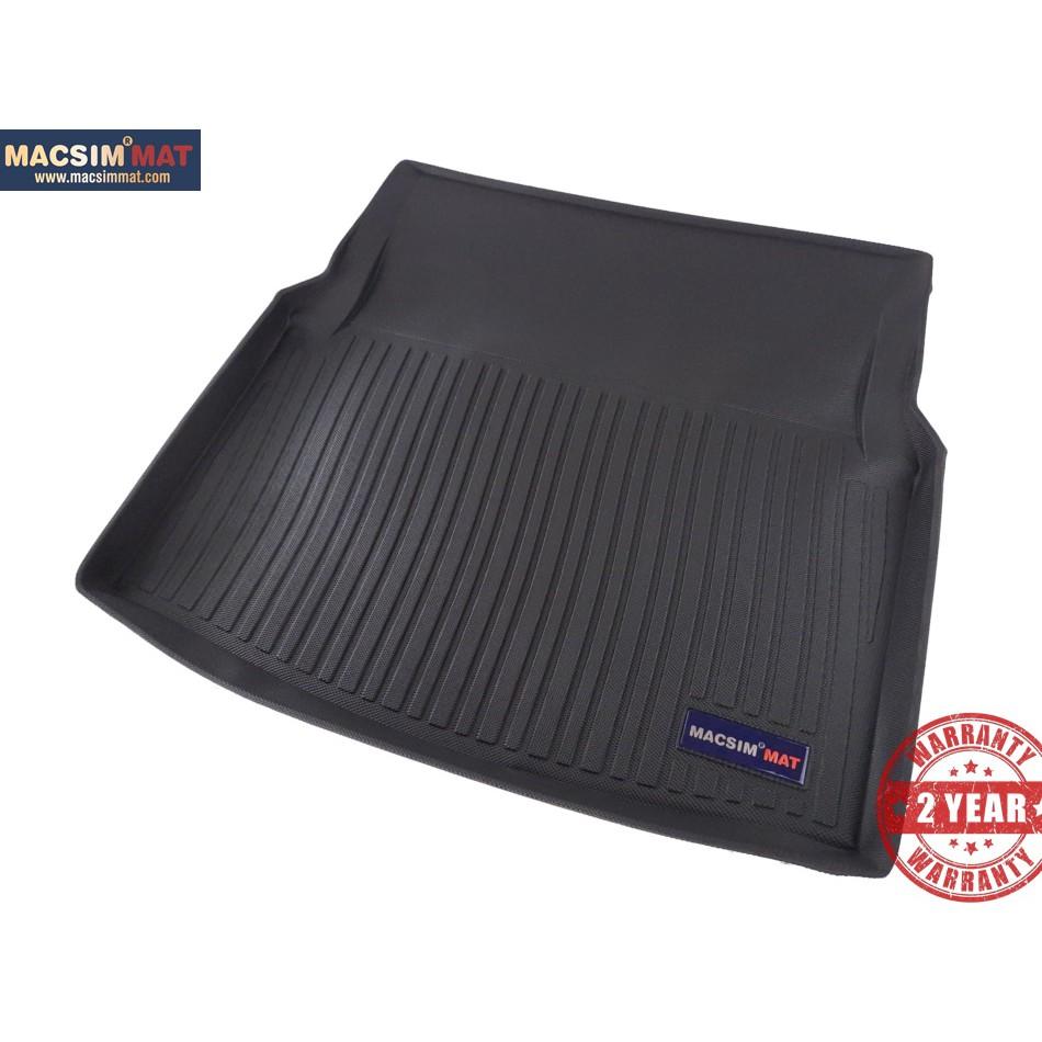 Thảm lót cốp New Mercedes C class W205 2017-đến nay nhãn hiệu Macsim chất liệu TPV cao cấp màu đen