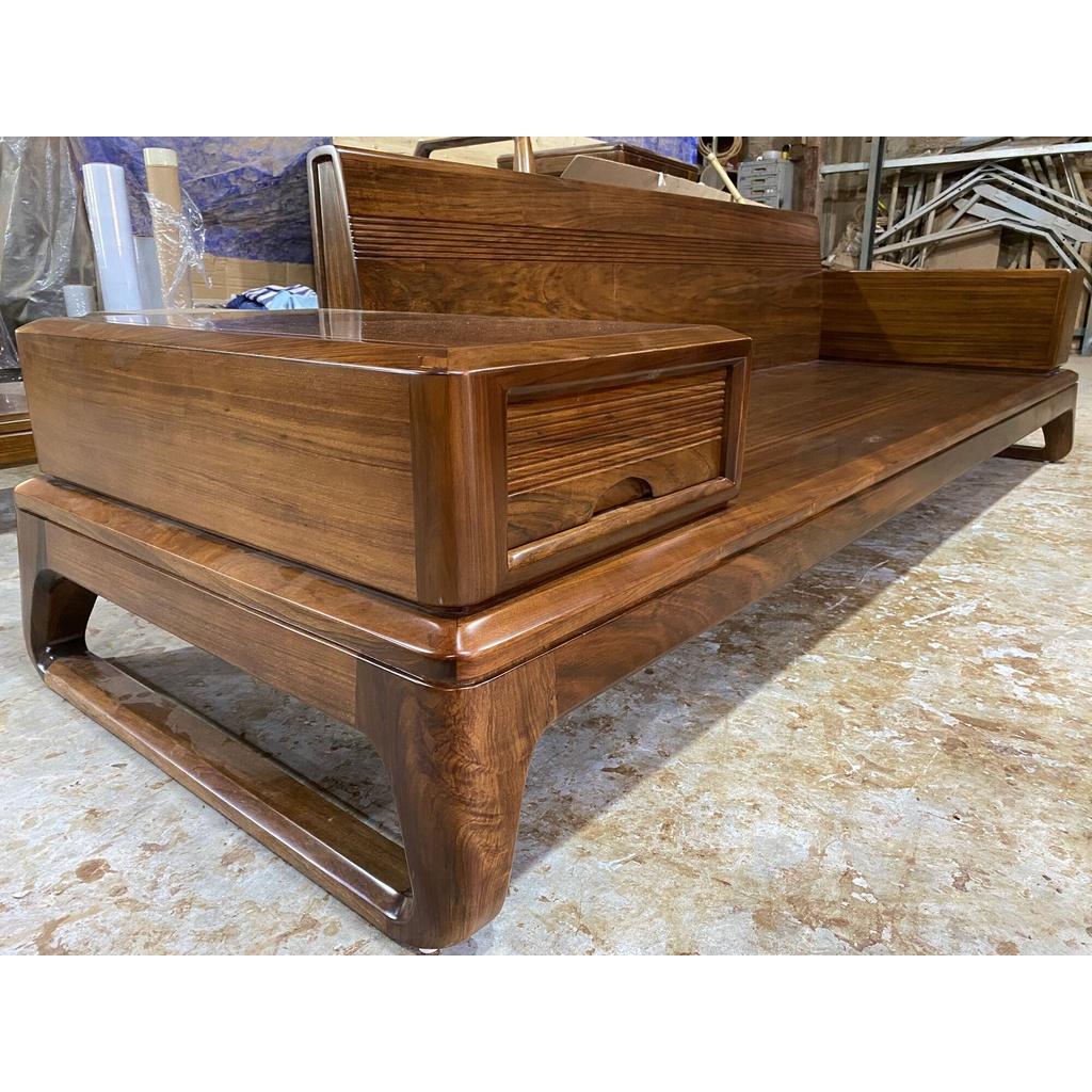 Bộ Sofa Phòng Khách Gỗ Tự Nhiên Cao Cấp Đã Bao Gồm Đệm