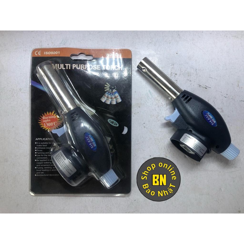 ĐènKhò Flame Gun New - 915,Đầu Khò Ga Mini Tự Động Mồi -Khò Ga
