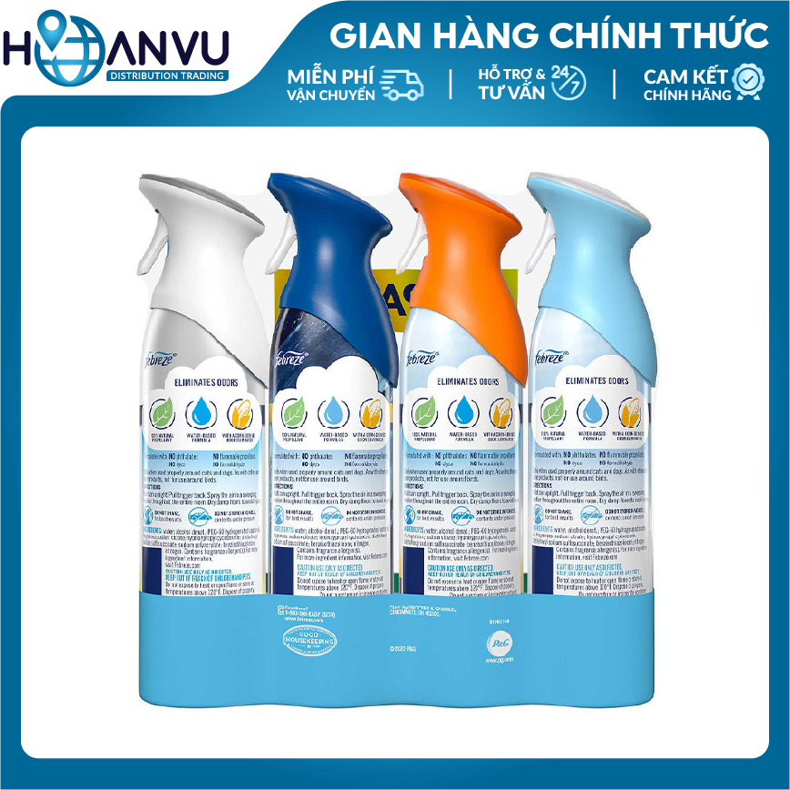 Xịt phòng khử mùi Febreze Air Refresher Spray