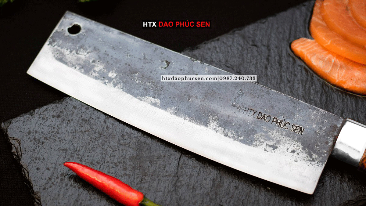 Dao Phúc Sen - Dao Thái 20 Cán Gỗ Cẩm