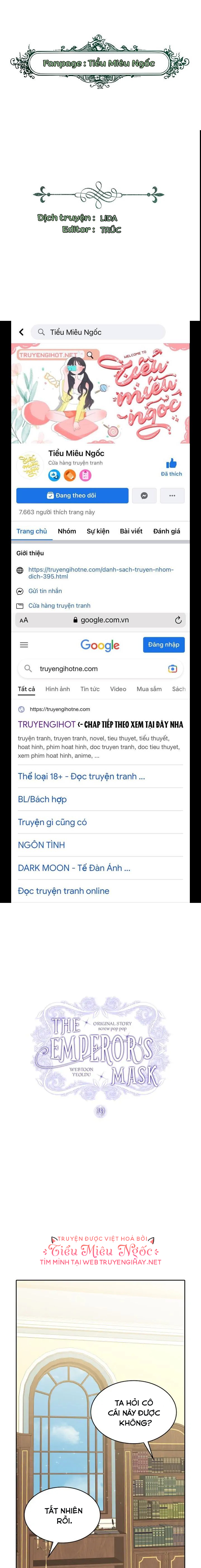 mặt nạ của hoàng đế chapter 19 1