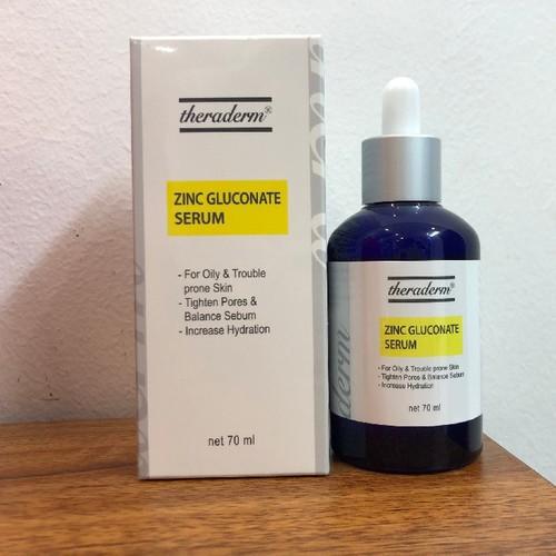 Serum Theraderm Zinc Gluconate 70ml - dưỡng ẩm, kiềm dầu cho da dầu mụn