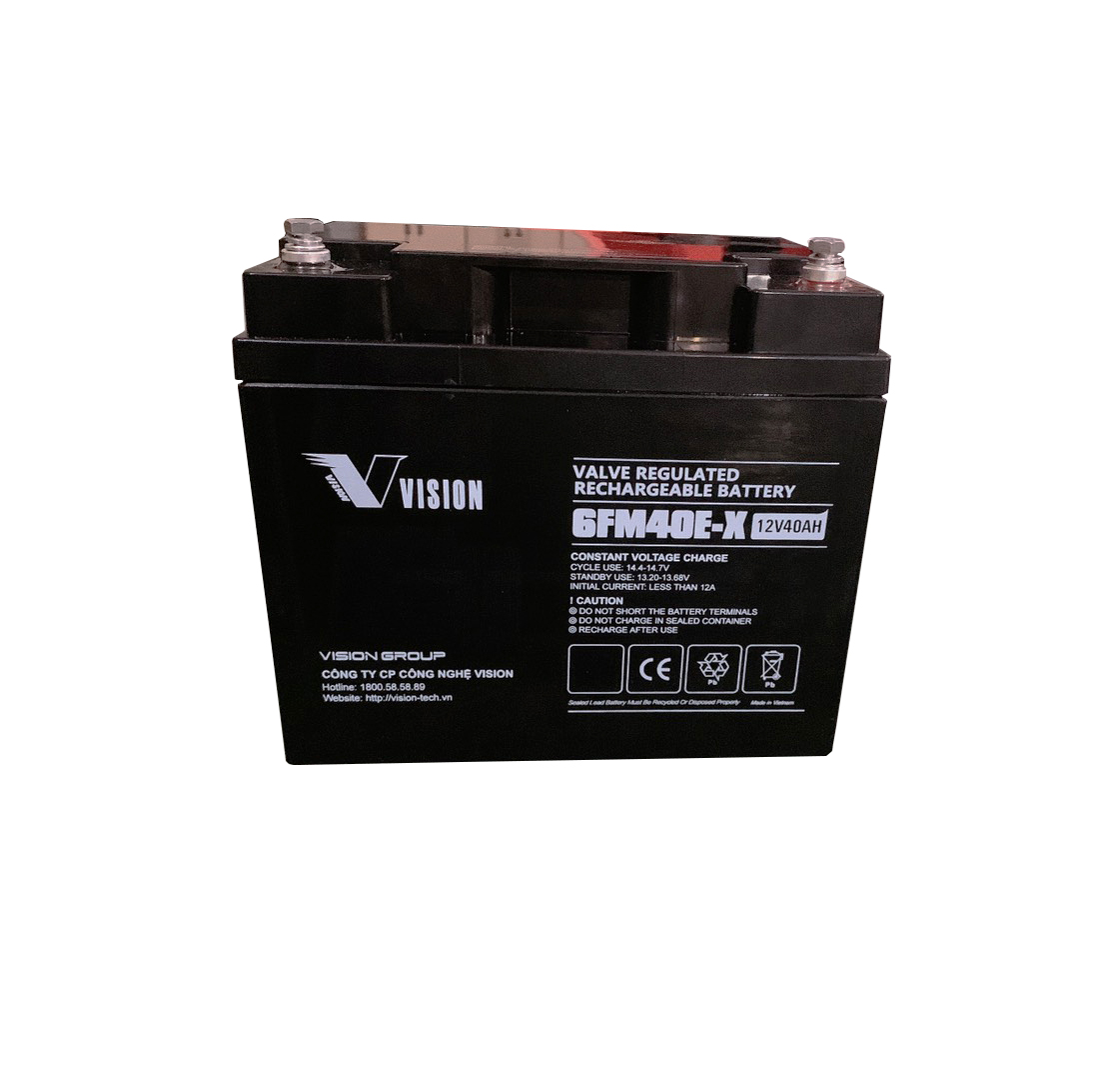 Ắc quy Vision 6FM40E-X 12V 40Ah -
