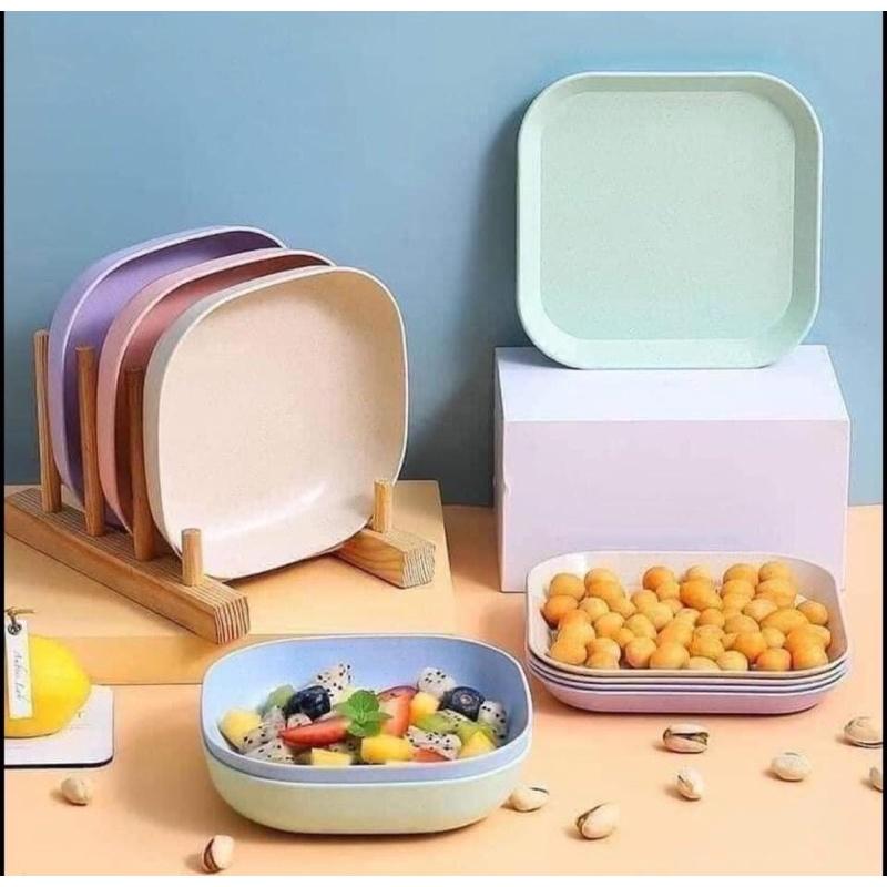 Sét Bộ 8 Đĩa Lúa Mạch Tiện Dụng