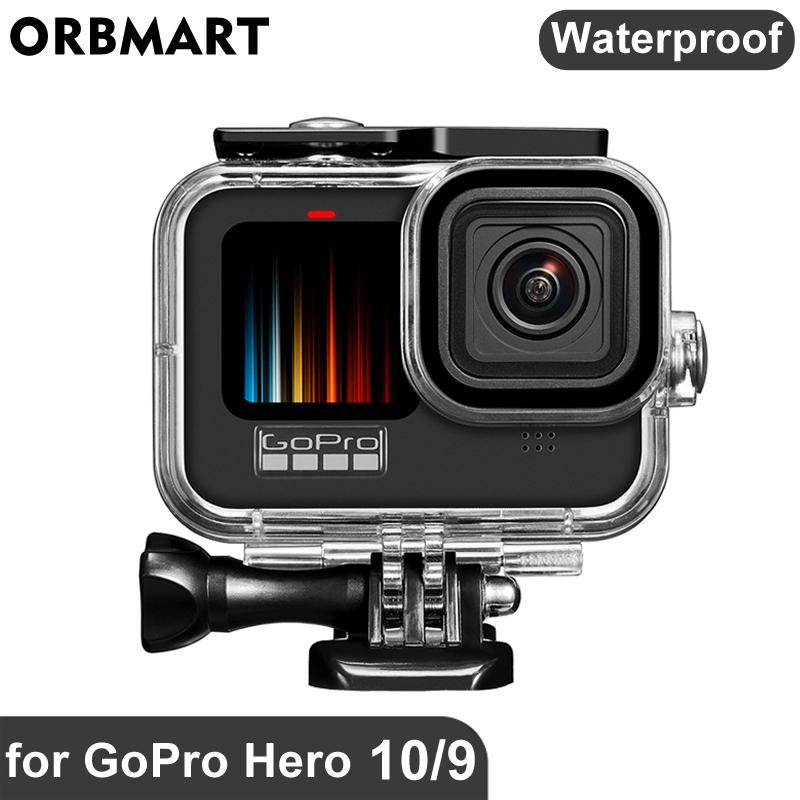 Vỏ nhà ở chống thấm nước cho GoPro Hero 11 10 9 Đen Lặn bảo vệ dưới nước lặn cho Go Pro 10 9 Phụ kiện GoPro9
