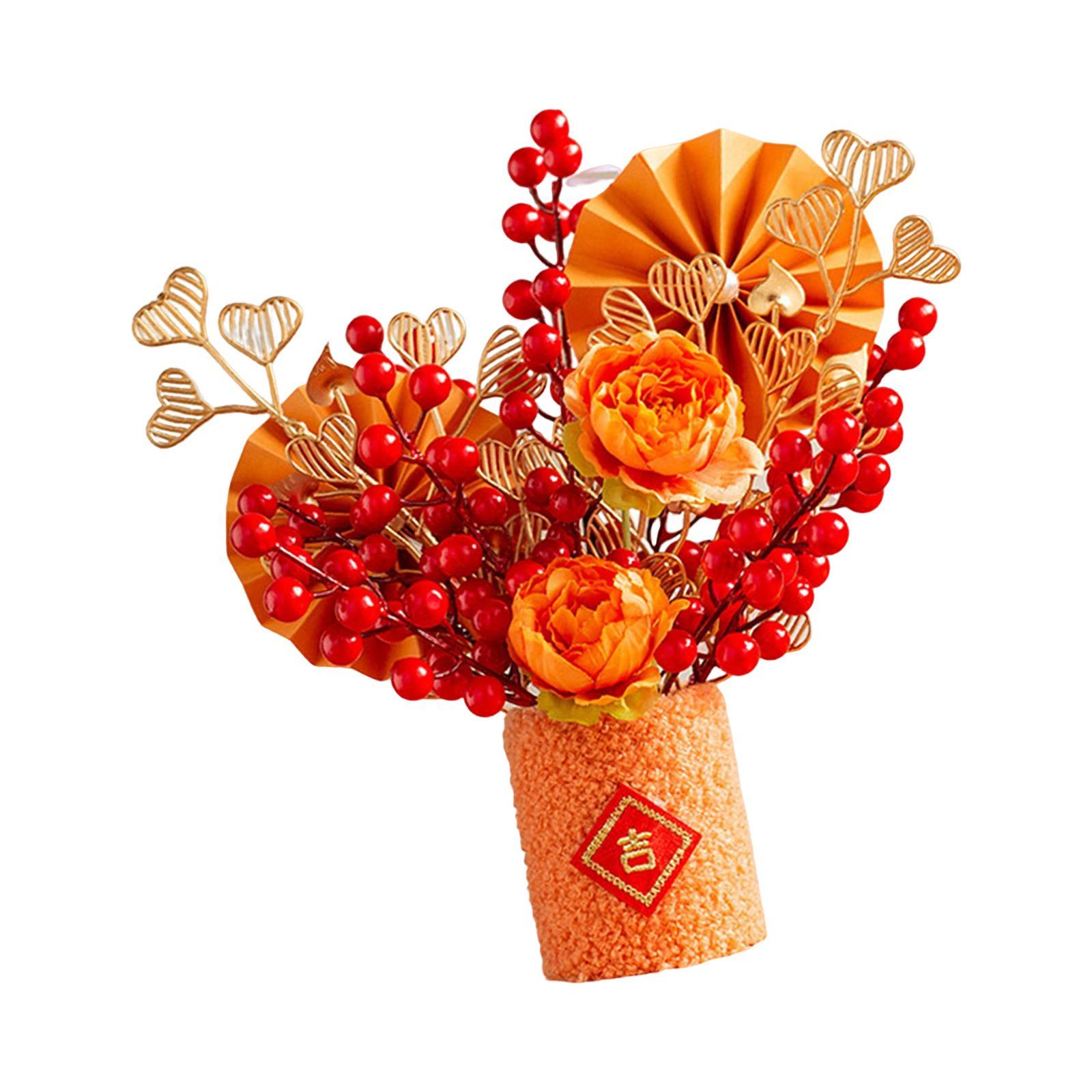 Artificial Bonsai New Year Ornaments