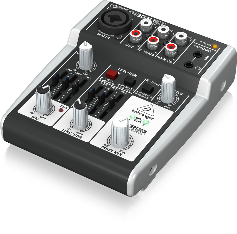 Mixer 3 cổng Behringer XENYX 302USB - Hàng Nhập Khẩu