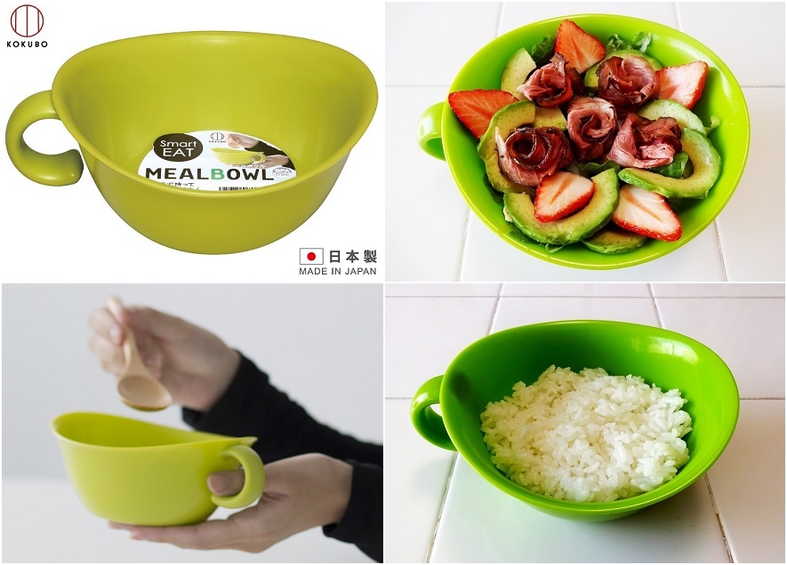 Tô ăn bột dùng cho bé tập ăn Smart Eat Meal Bowl hàng nội địa Nhật Bản/ Made in Japan