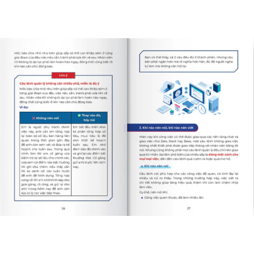 Sách - Sổ tay 100 mẫu câu lệnh sếp dùng giao việc cho cấp dưới