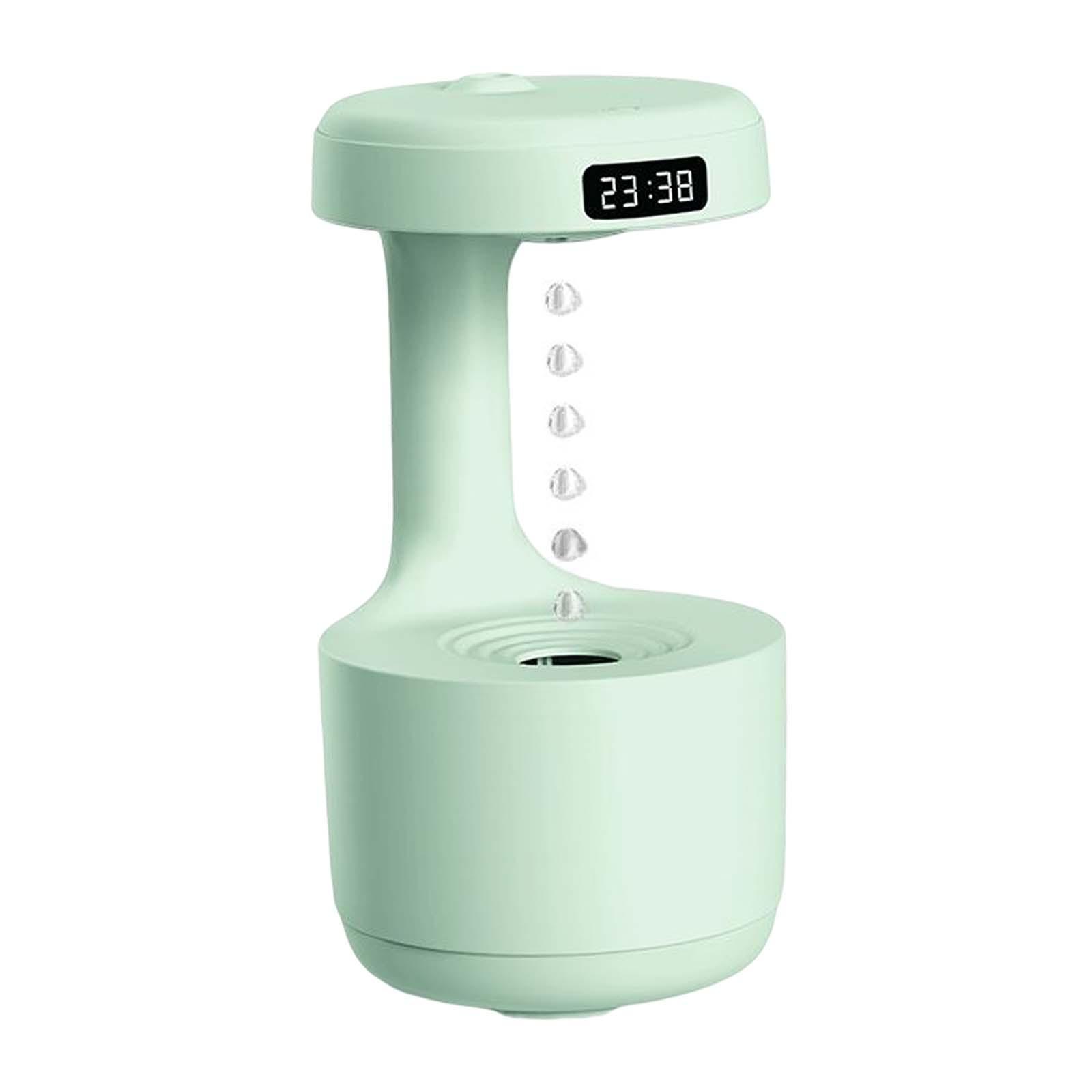Desktop Humidifier Low Noise 800ml Antigravity Water Drop Night Light