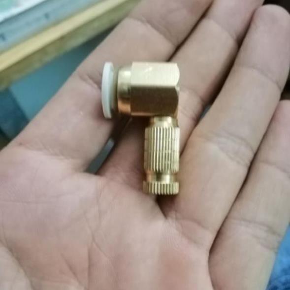 Đế cuối béc dây phun sương 8 ly bằng đồng - 8mm
