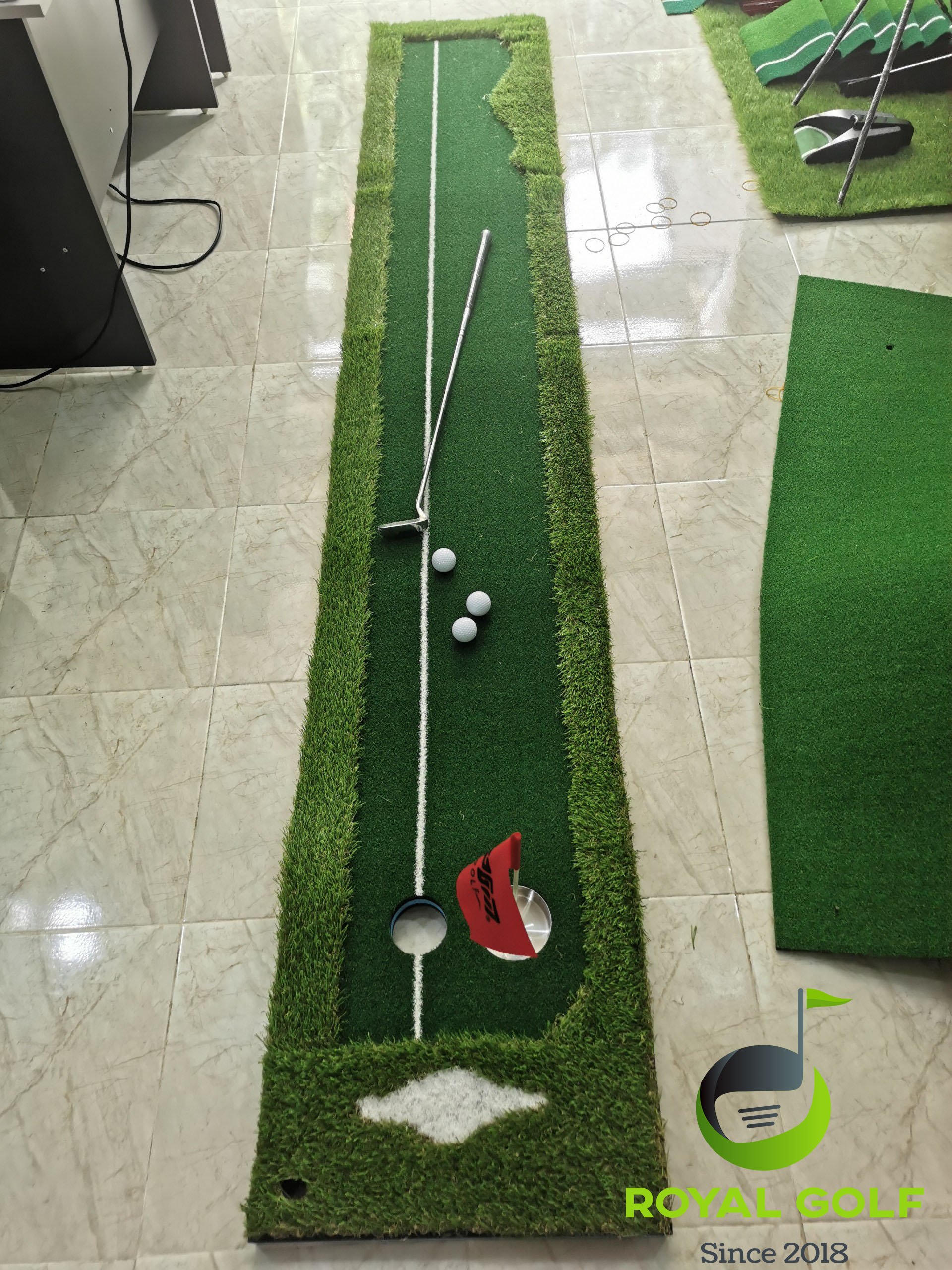 Thảm Đánh Golf Putting Green Cỏ 4 màu