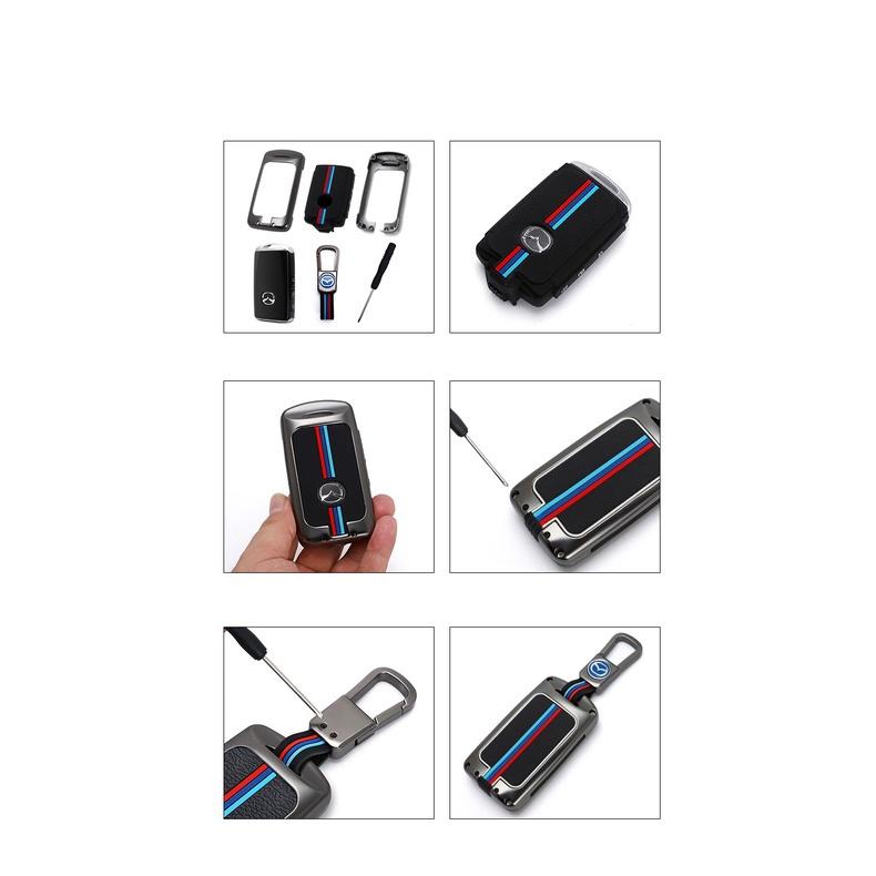 Ốp Bảo Vệ Khóa Xe Mazda 3, CX3, CX30, Mazda CX8 2023 All New Hợp Kim Kẽm Cao Cấp