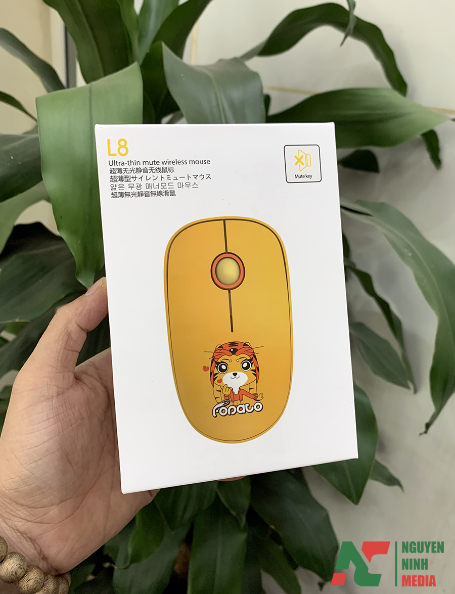 Chuột Không Dây Forter L8 Yellow (Màu Vàng) - Hàng Chính Hãng