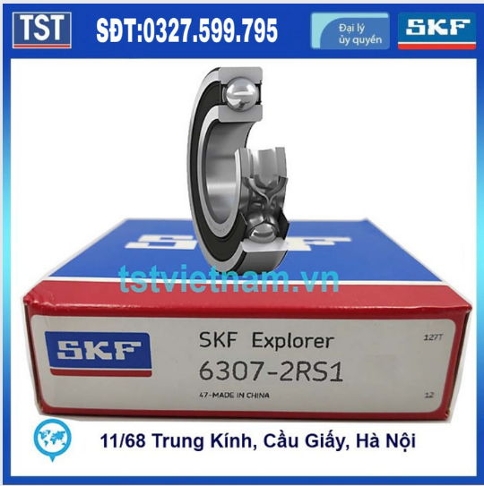 Vòng bi bạc đạn SKF 6307-2RS1