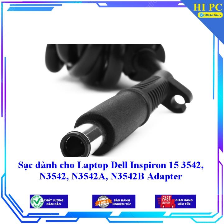 Sạc dành cho Laptop Dell Inspiron 15 3542 N3542 N3542A N3542B - Kèm Dây nguồn - Hàng Nhập Khẩu