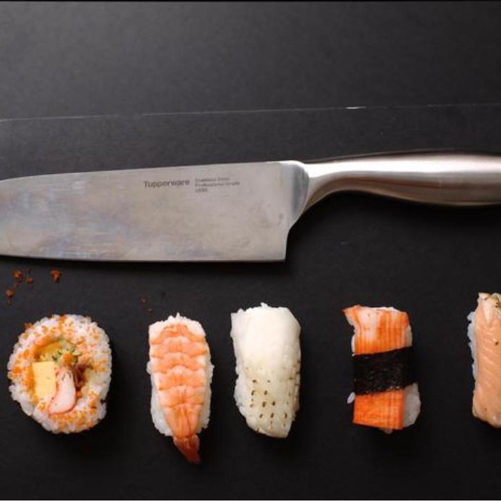 Dao Đa Năng Pro-Asian Santoku Knife Tupperware, Dao Thái Rau Củ Quả, Thịt Cá, Thép Không Gỉ Cao Cấp