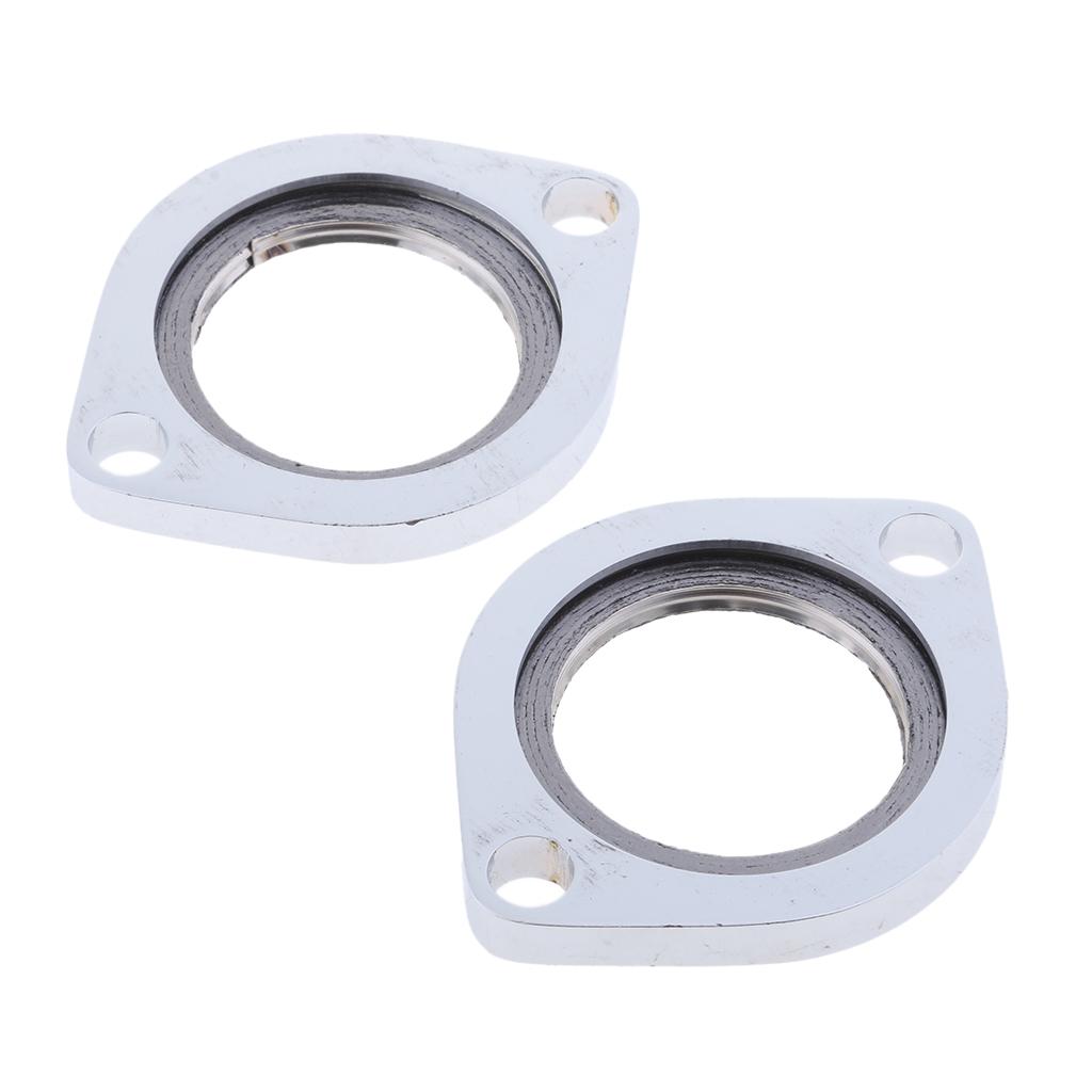 Exhaust Flange Kit W/ Gaskets for Harley Evo Twin Cam Street Glide Fat Boy