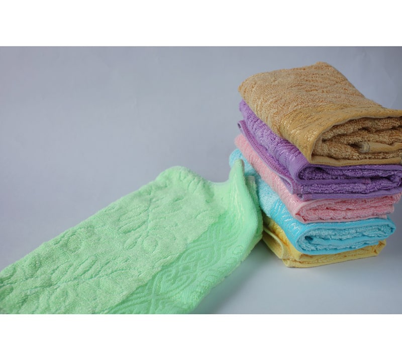 Combo 5 Khăn Mặt Sợi Tre Cao Cấp 30x50 cm - 70Gr