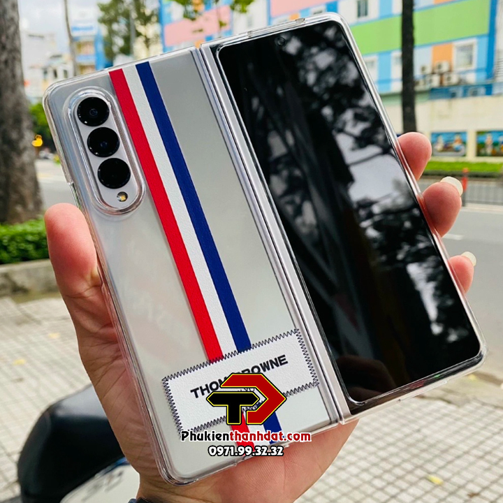 Ốp lưng cho Samsung Galaxy Z Fold4 hiệu LIKGUS Thom Browne - Hàng chính hãng