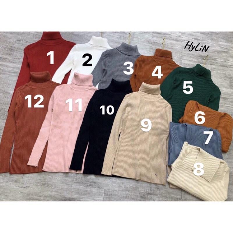 _ áo len gân cổ 3p chất lượng cao