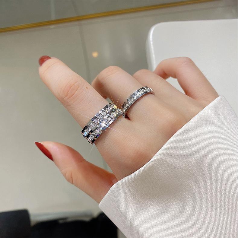 Nhẫn nam nữ CDE Eternity Ring Silver CDE0809SV