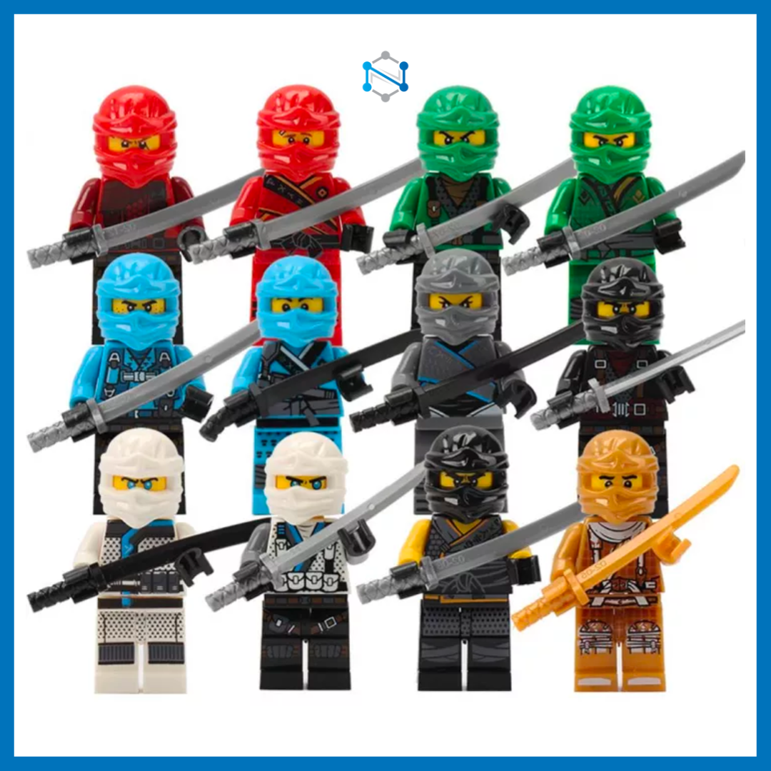 Đồ chơi lắp ráp 10 mô hình nhân vật Ninjago 60 mẫu thương thích với tất cả thương hiệu