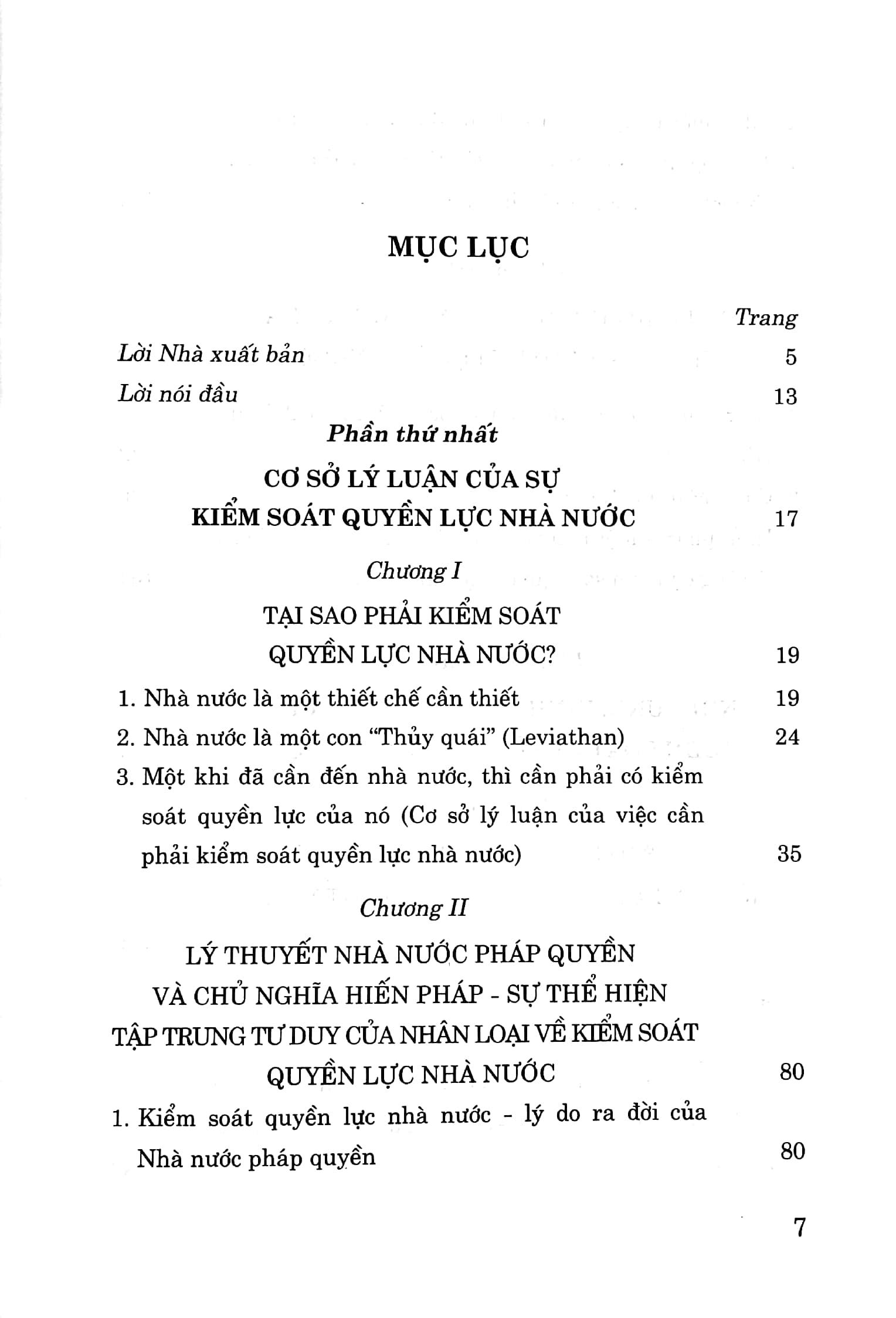 Kiểm Soát Quyền Lực Nhà Nước (Tái Bản Có Sửa Chữa, Bổ Sung)